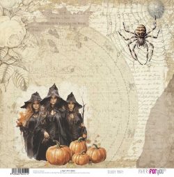 PFY-12551 - Papel Scrap doble cara 180gr 12"x12" (Bloody Mary)- pack 12 ud.