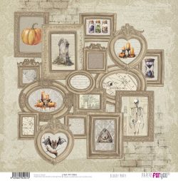 PFY-12561 - Papel Scrap doble cara 180gr 12"x12" (Bloody Mary)- pack 12 ud.