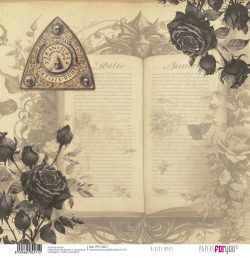 PFY-12571 - Papel Scrap Tela 125gr 12"x12" (Bloody Mary)- pack 12 ud.