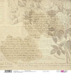 PFY-12573 - Papel Scrap Tela 125gr 12"x12" (Bloody Mary)- pack 12 ud.