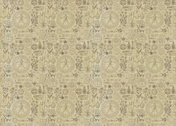 PFY-12587 - Tela Encuadernar Decorada 70x50cm (Bloody Mary II)- pack 6 ud.