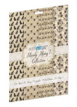 PFY-12599 - Colección de 4 Papeles Arroz 54x33 cm 25-30 gr. (Bloody Mary I)- pack 4 ud.