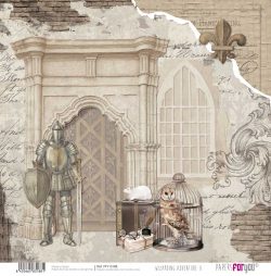 PFY-13188 - Papel Scrap doble cara 180gr 12"x12" (Wizarding Adventure II)- pack 12 ud.