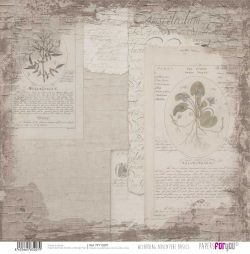 PFY-13207 - Papel Scrap doble cara 180gr 12"x12" (Wizarding Adventure Basics)- pack 12 ud.