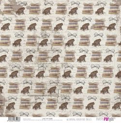 PFY-13208 - Papel Scrap doble cara 180gr 12"x12" (Wizarding Adventure Basics)- pack 12 ud.