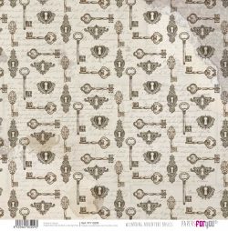 PFY-13209 - Papel Scrap doble cara 180gr 12"x12" (Wizarding Adventure Basics)- pack 12 ud.