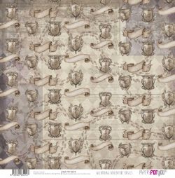 PFY-13214 - Papel Scrap doble cara 180gr 12"x12" (Wizarding Adventure Basics)- pack 12 ud.