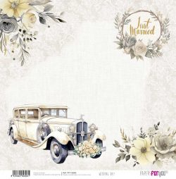 PFY-12606 - Papel Scrap doble cara 180gr 12"x12" (Wedding Day)- pack 12 ud.
