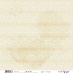 PFY-12626 - Papel Scrap doble cara 180gr 12"x12" (Wedding Day Basics)- pack 12 ud.