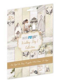 PFY-12636 - Colección  de  4 Papeles Arroz 54x33 cm 25-30 gr. (Wedding Day I)- pack 4 ud.