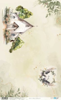 PFY-12637 - Papel de Arroz 54x33 cm 25-30 gr. (Wedding Day)- pack 6 ud.