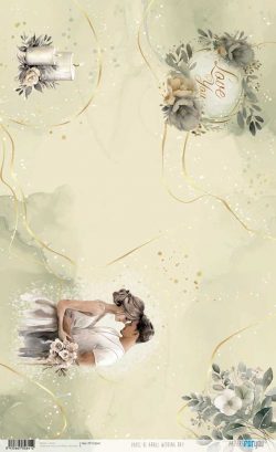 PFY-12641 - Papel de Arroz 54x33 cm 25-30 gr. (Wedding Day)- pack 6 ud.