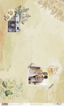 PFY-12643 - Papel de Arroz 54x33 cm 25-30 gr. (Wedding Day)- pack 6 ud.