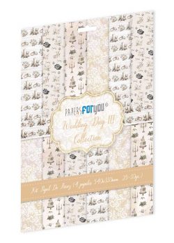 PFY-12647 - Colección  de  4 Papeles Arroz 54x33 cm 25-30 gr. (Wedding Day III)- pack 4 ud.