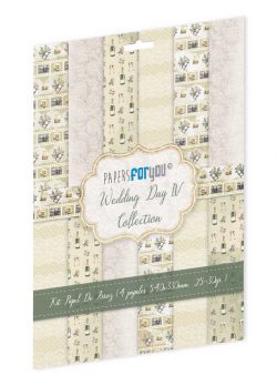 PFY-12653 - Colección  de  4 Papeles Arroz 54x33 cm 25-30 gr. (Wedding Day IV)- pack 4 ud.