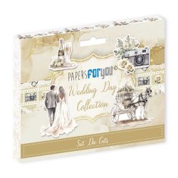 PFY-12674 - Die Cuts 17 pzs 300gr. (Wedding Day)- pack 5 ud.