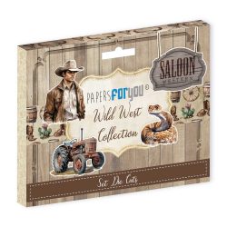 PFY-12911 - Die Cuts 17 pzs 300gr. (Wild West)- pack 5 ud.