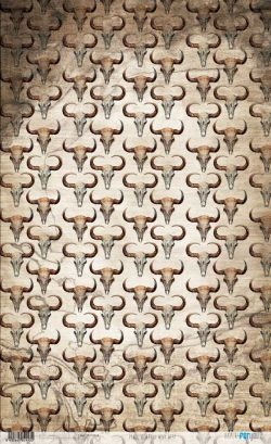 PFY-12913 - Papel Arroz 54x33 cm 25-30 gr. (Wild West)- pack 6 ud.