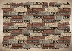 PFY-12949 - Tela Encuadernar Decorada 70x50cm (Wild West III)- pack 6 ud.