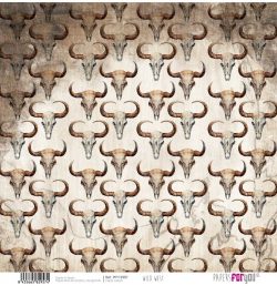 PFY-12957 - Papel Scrap Vellum 90gr (Wild West)- pack 12 ud.