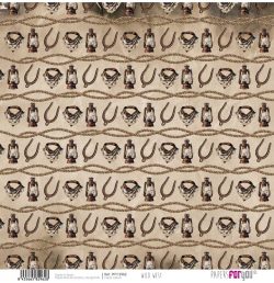 PFY-12962 - Papel Scrap Vellum 90gr (Wild West)- pack 12 ud.
