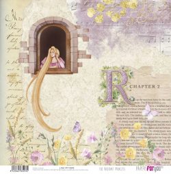 PFY-13293 - Papel Scrap doble cara 180gr 12"x12" (The Radiant Princess)- pack 12 ud.