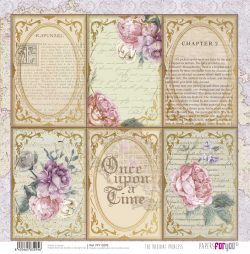 PFY-13295 - Papel Scrap doble cara 180gr 12"x12" (The Radiant Princess)- pack 12 ud.