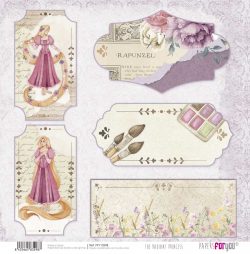 PFY-13298 - Papel Scrap doble cara 180gr 12"x12" (The Radiant Princess)- pack 12 ud.