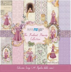 PFY-13318 - Colección 24 Papeles Scrap Mini doble cara 180gr 6"x 6" (The Radiant Princess)- pack 3 ud.