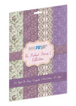 PFY-13354 - Colección de 4 Papeles Arroz 54x33 cm 25-30 gr. (The Radiant Princess I)- pack 4 ud.