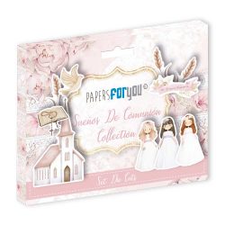 PFY-13497 - Die Cuts 20 pzs 300gr. (Sueños De Comunión Niñas)