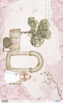 PFY-13543 - Papel Arroz 54x33 cm 25-30 gr. (Sueños De Comunión Niña Rubia) - pack 6 ud.