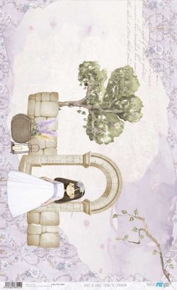 PFY-13552 - Papel Arroz 54x33 cm 25-30 gr. (Sueños De Comunión Niña Morena)