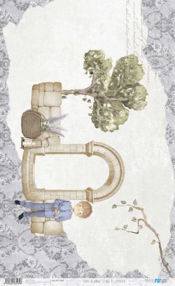 PFY-13569 - Papel Arroz 54x33 cm 25-30 gr. (Sueños De Comunión Niño Rubio) - pack 6 ud.