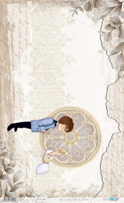 PFY-13585 - Papel Arroz 54x33 cm 25-30 gr.  (Sueños De Comunión Niño Pelirrojo) - pack 6 ud.