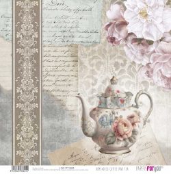 PFY-13624 - Papel Scrap doble cara 180gr 12"x12" (Home&Deco Coffee and Tea)- pack 12 ud.