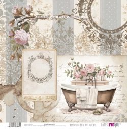 PFY-13631 - Papel Scrap doble cara 180gr 12"x12" (Home&Deco Bath and Kitchen)- pack 12 ud.