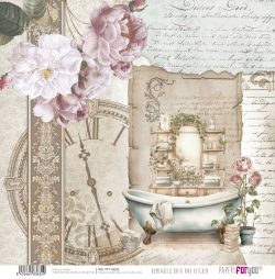 PFY-13632 - Papel Scrap doble cara 180gr 12"x12" (Home&Deco Bath and Kitchen)- pack 12 ud.