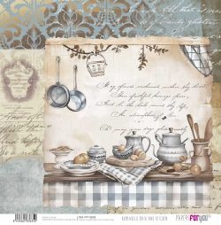 PFY-13635 - Papel Scrap doble cara 180gr 12"x12" (Home&Deco Bath and Kitchen)- pack 12 ud.