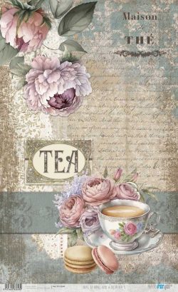 PFY-13649 - Papel Arroz 54x33 cm 25-30 gr. (Home&Deco Tea)- pack 6 ud.