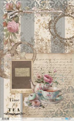 PFY-13651 - Papel Arroz 54x33 cm 25-30 gr. (Home&Deco Tea)- pack 6 ud.