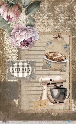 PFY-13663 - Papel Arroz 54x33 cm 25-30 gr. (Home&Deco Kitchen)- pack 6 ud.