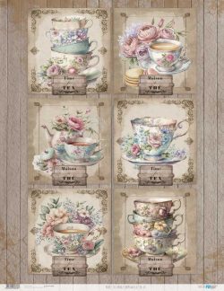 PFY-13678 - Papel Arroz 54x70 cm 25-30 gr. (Home&Deco Tea)- pack 6 ud.