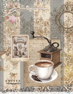 PFY-13683 - Papel Arroz 54x70 cm 25-30 gr. (Home&Deco Coffee)- pack 6 ud.