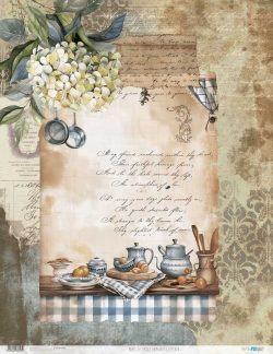 PFY-13693 - Papel Arroz 54x70 cm 25-30 gr. (Home&Deco Kitchen)- pack 6 ud.