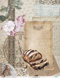 PFY-13695 - Papel Arroz 54x70 cm 25-30 gr. (Home&Deco Kitchen)- pack 6 ud.