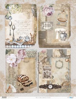 PFY-13697 - Papel Arroz 54x70 cm 25-30 gr. (Home&Deco Kitchen)- pack 6 ud.