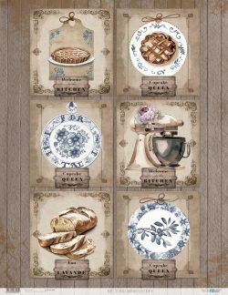 PFY-13698 - Papel Arroz 54x70 cm 25-30 gr. (Home&Deco Kitchen)- pack 6 ud.