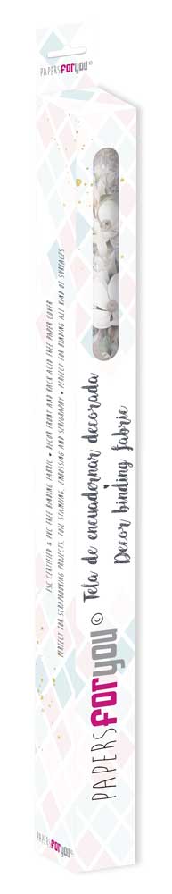 CPFY-12791 - Caja Tela Encuadernar Decorada 70x50cm. (La Vie En Fleurs Magnolias III) - pack 6 ud.