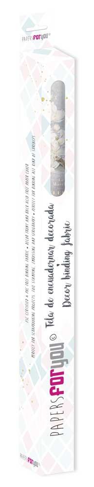 CPFY-12792 - Caja Tela Encuadernar Decorada 70x50cm. (La Vie En Fleurs Magnolias IV) - pack 6 ud.
